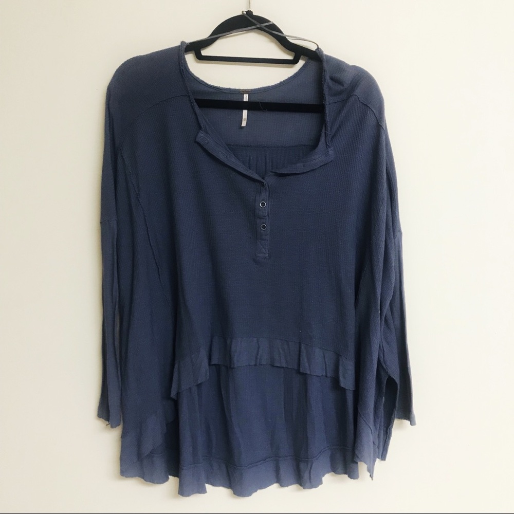 Free People Thermal Blouse